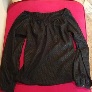 Sheer Long Sleeve Blouse